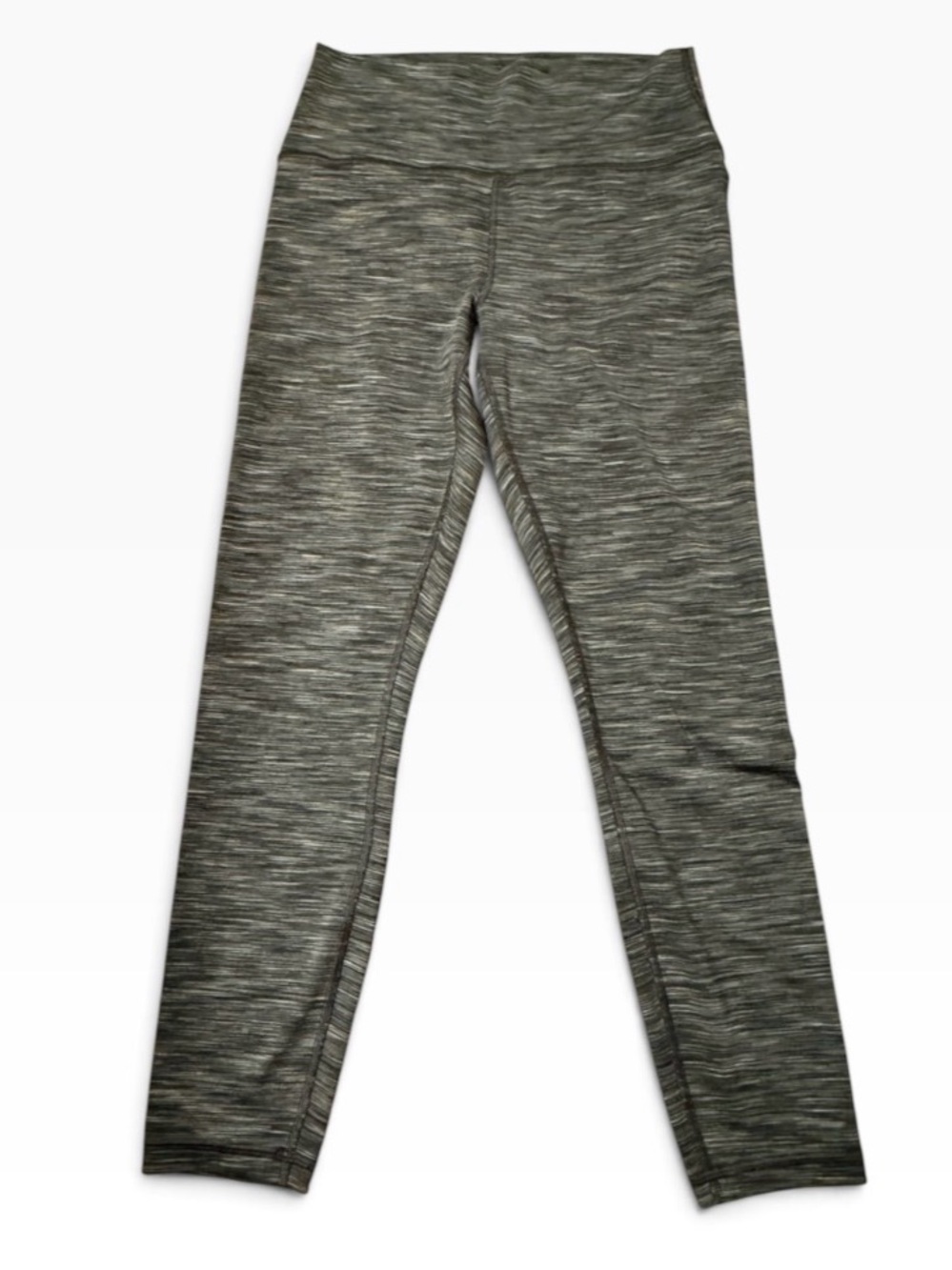 Athleta Leggings Chaturanga Cropped Capri Green Space Dye